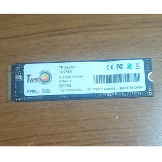 NVMe 256GB M.2 2280 PCIe Gen 3.0 3D TLC(PCパーツ)