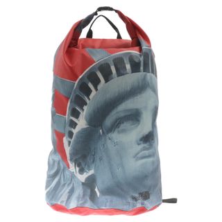 シュプリーム(Supreme)のSUPREME シュプリーム 19AW Statue of Liberty Waterproof Backpack ノースフェイス 自由の女神プリントバックパック リュック レッド NM81960I(バッグパック/リュック)