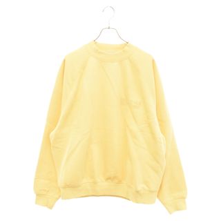 FOG Essentials エフオージー エッセンシャルズ Tan Cotton Sweatshirt タンコットン クルーネック スウェットシャツ フロントロゴ イエロー(スウェット)