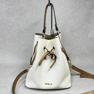 フルラ(Furla)のフルラ コスタンザ ショルダーバッグ ハンドバッグ レザー ホワイト(ハンドバッグ)