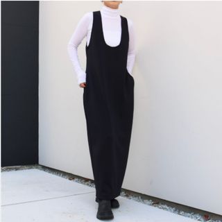 aere U-neck one-piece -made in Japan (ロングワンピース/マキシワンピース)