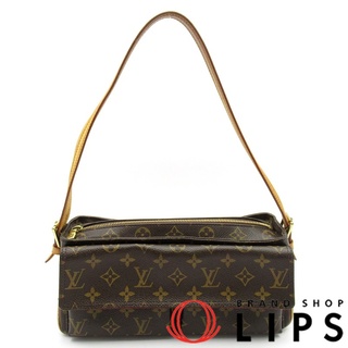 ルイヴィトン(LOUIS VUITTON)のルイ・ヴィトン ヴィバシテMM  M51164 モノグラム レディースショルダーバッグ
 ブラウン 廃盤品【中古】(ショルダーバッグ)