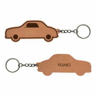 ニッサン(日産)の【本革】日産 フィガロ【FK10系】レザーキーホルダー(その他)