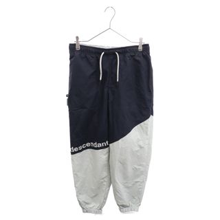 DESCENDANT - DESCENDANT ディセンダント TERRACE NYLON TROUSERS テラス ナイロン トラウザーパンツ ブラック 231TQDS-PTM03