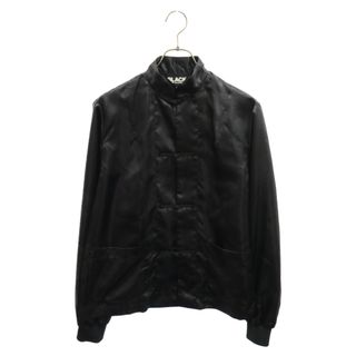 ブラックコムデギャルソン(BLACK COMME des GARCONS)のBLACK COMME des GARCONS ブラックコムデギャルソン 17SS バックプリント チャイナ サテン ジャケット ブラック 1S-J104(フライトジャケット)