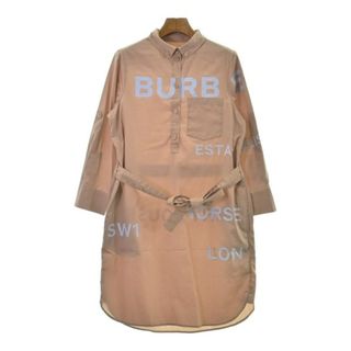 バーバリー(BURBERRY)のBURBERRY バーバリー ワンピース 38(S位) ベージュ 【古着】【中古】(ひざ丈ワンピース)