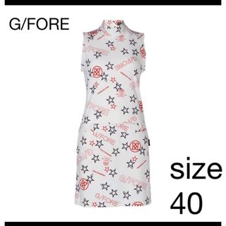 G/FORE ノースリーブワンピース　40size(ミニワンピース)