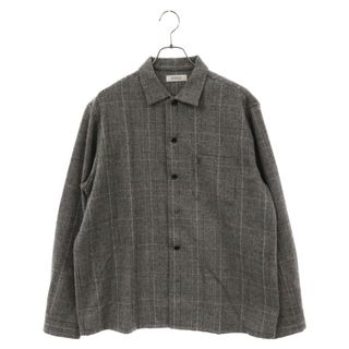 RADIALL ラディアル 19AW MOS O.C. SHIRT チェック ウール 長袖 シャツ グレー RAD-19AW-SH010