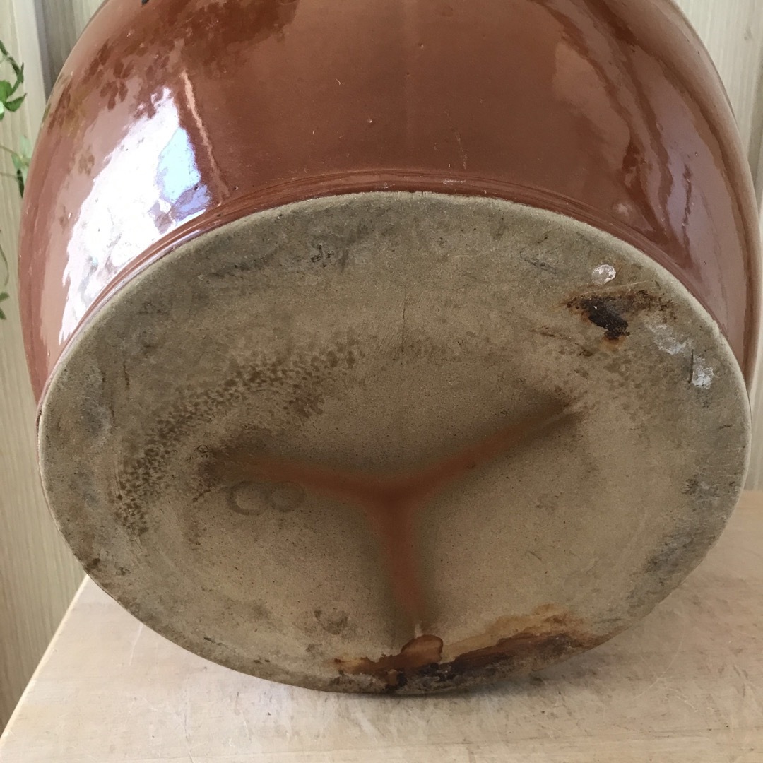8号かめ 】久松窯 丸かめ 蓋付き 梅干保存陶器 味噌 漬物保存 8号かめ 】久松窯 丸かめ 蓋付き 梅干保存陶器 味噌 漬物保存
