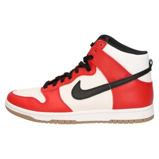 ナイキ(NIKE)のNIKE ナイキ DUNK HIGH BY YOU ダンク バイユー ハイカットスニーカーシューズ ホワイト/レッド US8.5/26.5cm DJ7023-991(スニーカー)