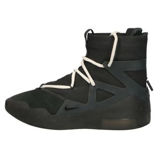 ナイキ(NIKE)のNIKE ナイキ ×FEAR OF GOD AIR FEAR OF GOD 1TRIPLE BLACK AR4237-005 エアフィアオブゴッド1 トリプルブラック ハイカットスニーカー US8/26cm ブラック(スニーカー)