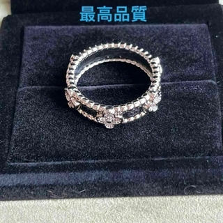 最高品質　ホワイトゴールド　18号リング  ダイヤモンド　指輪　モアナサイト　(リング(指輪))