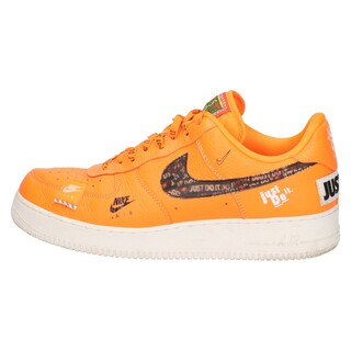 ナイキ(NIKE)のNIKE ナイキ AIR FORCE 1 07 PRM JDI エアフォース1 ジャストドゥーイット ローカットスニーカー オレンジ US11 AR7719-800(スニーカー)