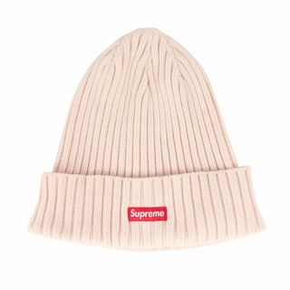 シュプリーム(Supreme)のSupreme シュプリーム ビーニー 17SS オーバーダイ加工 コットン ニットビーニー Overdyed Beanie ライトピンク ボックスロゴ ニットキャップ 帽子【メンズ】【中古】(ニット帽/ビーニー)