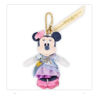 Disney - ファンタジースプリングス　ミニー　ぬいぐるみバッジ