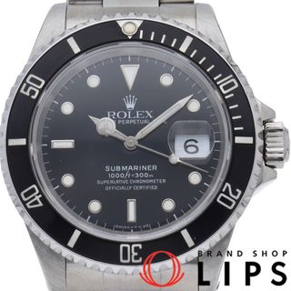 ロレックス(ROLEX)のロレックス サブマリーナ デイト トリチウム Submariner Date 16610(L) 箱 保証書 1駒 SS メンズ時計 ブラック 仕上げ済 1989年 美品 【中古】(その他)