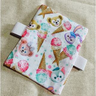 保冷剤ケース　No.263 ハンドメイド  ゴムバンド付き(外出用品)