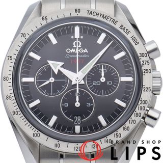 オメガ(OMEGA)のオメガ スピードマスター ブロード アロー 1957 コーアクシャル クロノグラフ 42mm OH済 Speedmaster Broad Arrow 1957 o-Axial Chronometer Chronograph 321.10.42.50.01.001 箱 保証書 SS メンズ時計 ブラック OH・仕上げ済 美品 【中古】(その他)