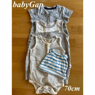 ベビーギャップ(babyGAP)のbabyGap ４点セット　ロンパース　70cm(ロンパース)