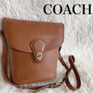 コーチ(COACH)の極美品 オールドコーチ バケット ターンロック クロスボディ ショルダーバッグ (ショルダーバッグ)