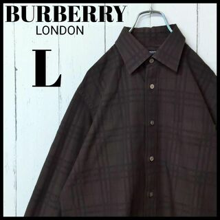 BURBERRY - 【人気デザイン】 BURBERRY LONDON 長袖シャツ シャドーチェック