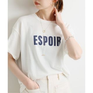 イエナ(IENA)の2021SSイエナ　ESPOIRロゴT 白(Tシャツ(半袖/袖なし))