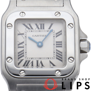 カルティエ(Cartier)のカルティエ サントス ガルベ ウォッチ SM Santos Galbee SM W20056D6 保証書 SS レディース時計 シルバー 仕上げ済 美品 【中古】(腕時計)