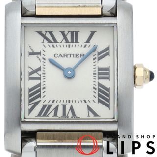 カルティエ(Cartier)のカルティエ タンク フランセーズ ウォッチ SM コンビ Tank Francaise SM W51007Q4 K18YG/SS レディース時計 ホワイト 仕上げ済 美品 【中古】(腕時計)