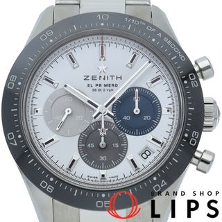 ゼニス(ZENITH)のゼニス クロノマスター スポーツ ウォッチ エル プリメロ Chronomaster Sports 03.3100.3600/69.M3100 箱 保証書 SS メンズ時計 ホワイト 美品 【新品】(その他)