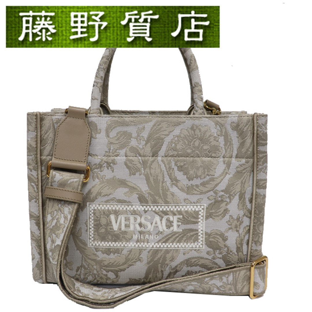 VERSACE - (美品)ヴェルサーチ VERSACE バロッコ アテナトート VERSACE - (美品)ヴェルサーチ VERSACE バロッコ アテナトート