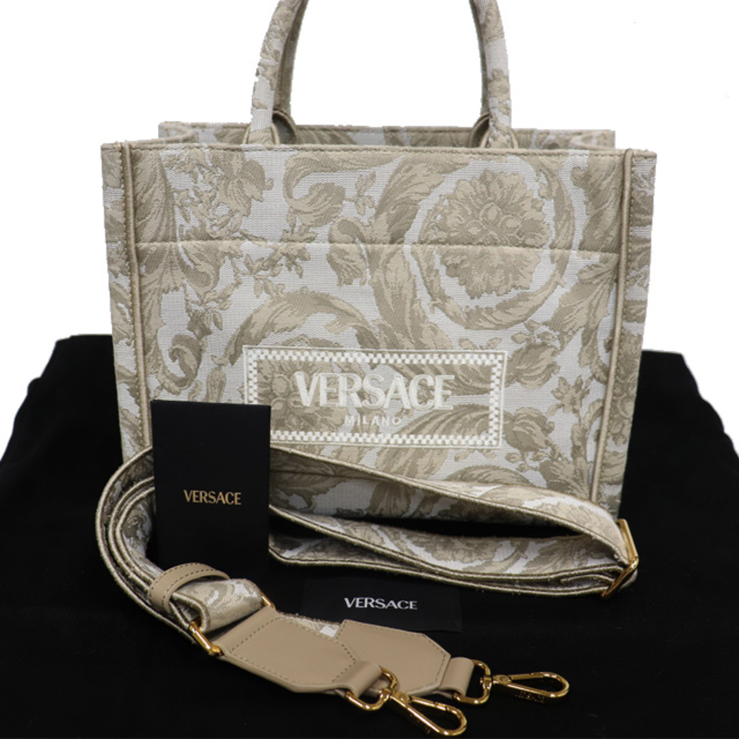 VERSACE - (美品)ヴェルサーチ VERSACE バロッコ アテナトート VERSACE - (美品)ヴェルサーチ VERSACE バロッコ アテナトート