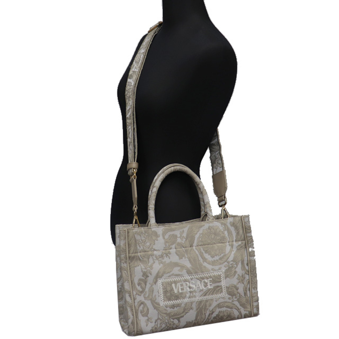 VERSACE - (美品)ヴェルサーチ VERSACE バロッコ アテナトート VERSACE - (美品)ヴェルサーチ VERSACE バロッコ アテナトート