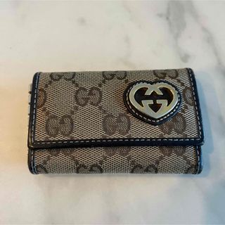 グッチ(Gucci)のGUCCI グッチ GGキャンバス インターロッキング 6連キーケース(キーケース)