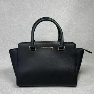 マイケルコース(Michael Kors)のマイケルコース ハンドバッグ ショルダーバッグ ゴールド金具 ブラック(ハンドバッグ)