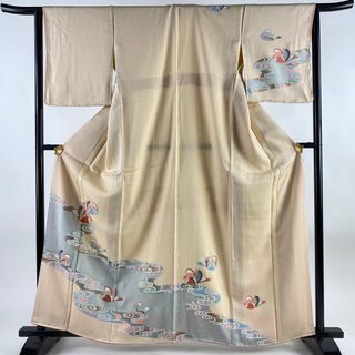 訪問着 身丈161cm 裄丈65.5cm 正絹 秀品 【中古】(着物)