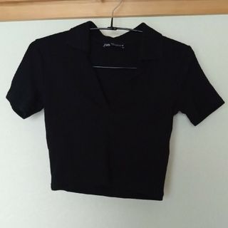 ザラ(ZARA)のZARA　半袖襟付シャツ(Tシャツ/カットソー(半袖/袖なし))