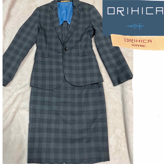 ORIHIKA(オリヒカ)スカートスーツ上下セット グレー 9号 M