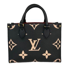 ルイヴィトン(LOUIS VUITTON)の　ルイ・ヴィトン LOUIS VUITTON オンザゴーPM M45659 ブラック モノグラムアンプラントレザー レディース ハンドバッグ(ハンドバッグ)