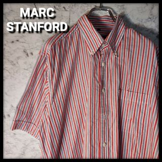 VINTAGE - 【古着パジャマシャツ⠀】ＭＡＲＣ ＳＴＡＮＦＯＲＤ オーバーサイズ US古着