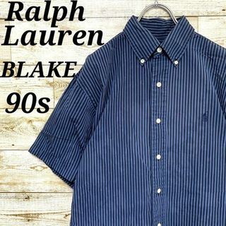 ラルフローレン(Ralph Lauren)の【w440】希少USA古着ラルフローレン90sボタンダウン半袖シャツBLAKE(シャツ)