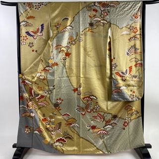 振袖 身丈166.5cm 裄丈64cm 正絹 名品 【中古】(着物)