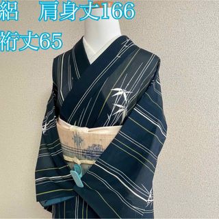 夏物 薄物 絽 笹 化繊 7月 8月 盛夏 夏着物 呉服 着物 きもの(着物)