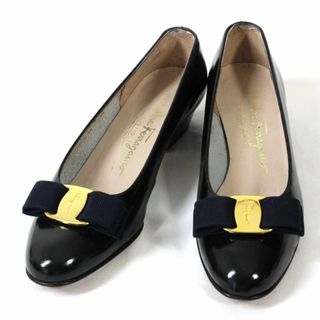 Ferragamo - 09【美品】フェラガモ パンプス 4.5 C 21.5cm E 4 1/2 本革