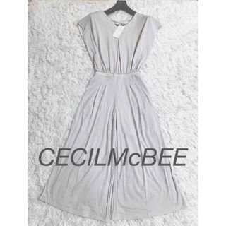 CECIL McBEE - CECILMcBEEセシルマクビー オールインワン ワイドパンツ 新品タグ付