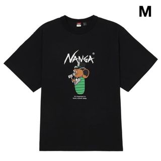 ナンガ(NANGA)のナンガ×ジェリーウカイ エコハイブリッド TEE M ブラック 新品未使用(Tシャツ/カットソー(半袖/袖なし))