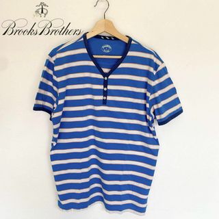 Brooks Brothers - 3318 美品　ブルックスブラザーズ　半袖　Tシャツ　メンズ　L　上質コットン