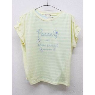 ポンポネット(pom ponette)の【夏物 新入荷!】＜ポンポネット/pom ponette＞165cm 半袖Tシャツ/半袖カットソー×タンクトップセット 黄色×ミントグリーン【中古】子供服 キッズ kids ジュニア 女の子 夏 tops 325042(Tシャツ/カットソー)