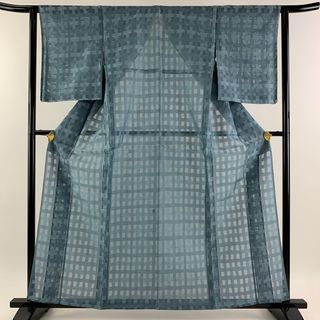 紬 身丈159.5cm 裄丈62cm 正絹 秀品 【中古】(着物)