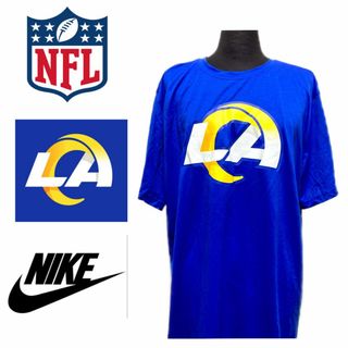 ナイキ(NIKE)の新品★US XL  NFL Los Angeles Rams NIKE Tシャツ(Tシャツ/カットソー(半袖/袖なし))