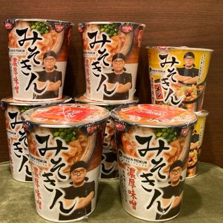 ニッシンショクヒン(日清食品)のみそきん濃厚味噌ラーメン6個/みそきんメシ2個/計8個(インスタント食品)